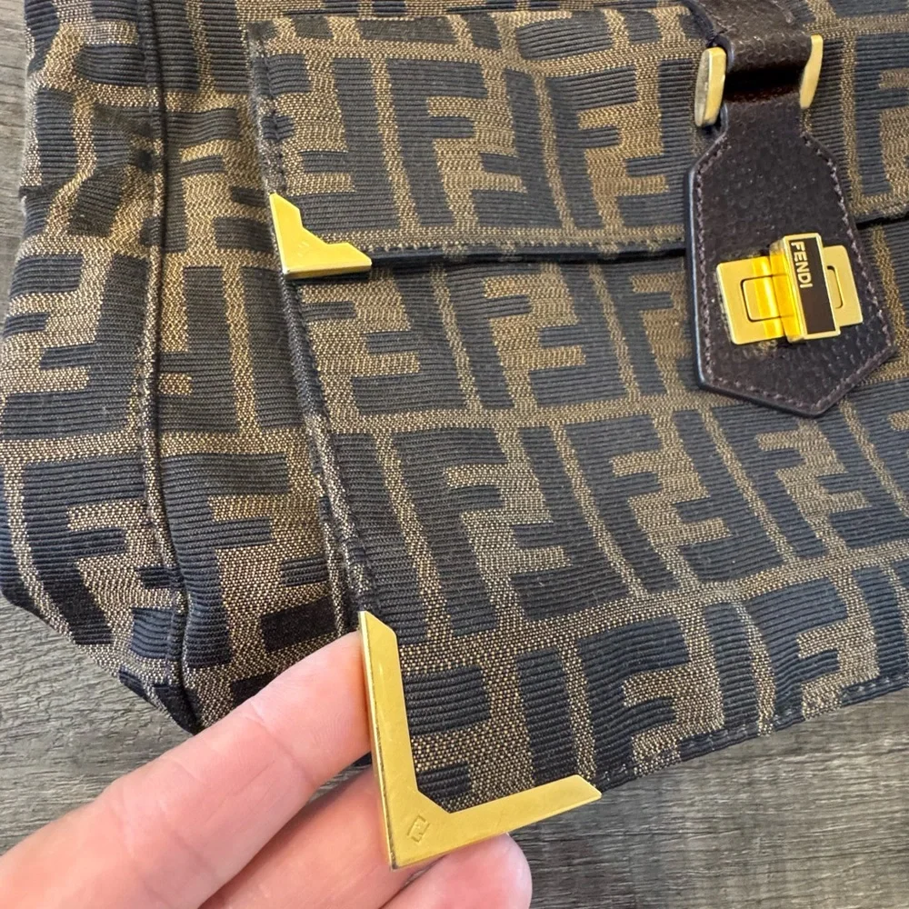 Authentic Fendi Zucca Classico No. 3 Bag